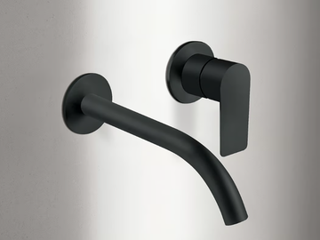 MYO - V611B+M011A - Wall-mounted single handle washbasin mixer by Fantini Rubinetti - view 2